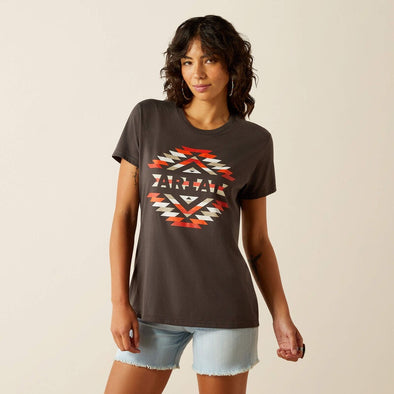 Ariat Ladies Southwest Classic T-Shirt - Vintage Black