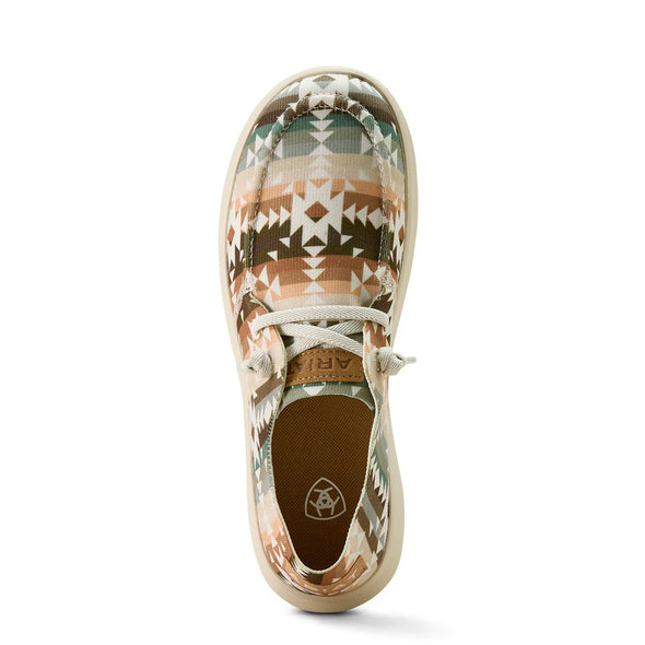 Ariat Ladies Hilo Shoe - Natural Southwest Print