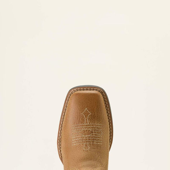 Ariat Girl's Tombstone Wide Square Toe Western Boot - Cottage/Rosebud