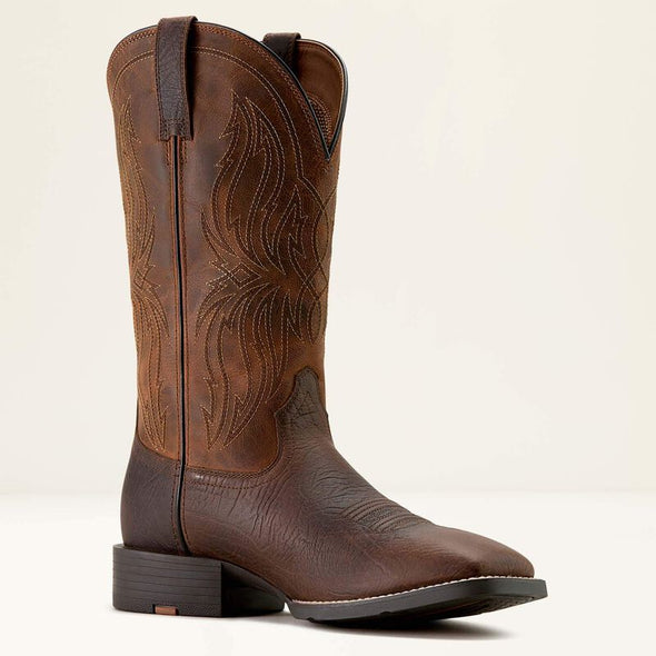 Ariat Sport Rustler - Toffee Hippo Print/Rich Oak