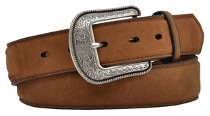 3D Brown Heritage  Crazy Horse Leather Belt