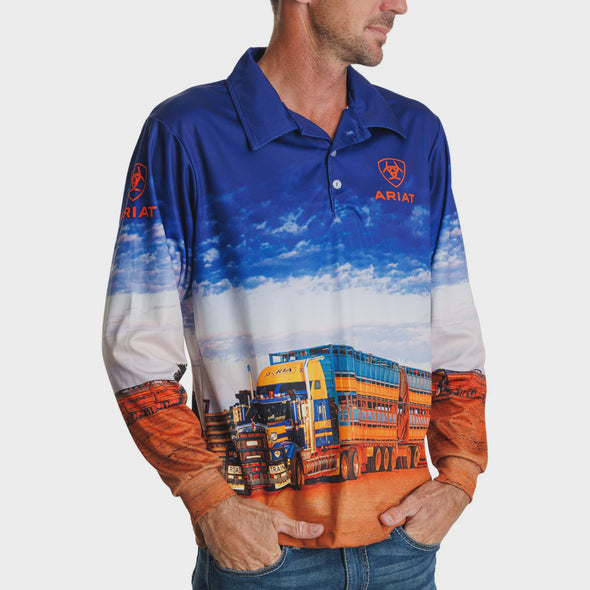 Ariat Adults Unisex Fishing Shirt - Roadtrain