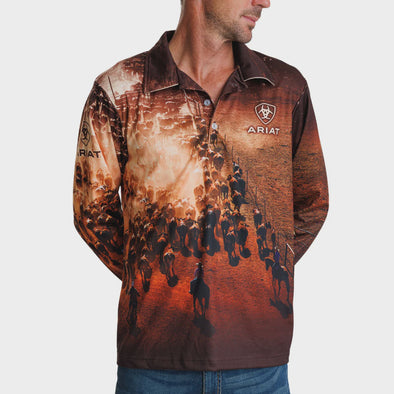 Ariat Adults Unisex Fishing Shirt - Cattle Muster