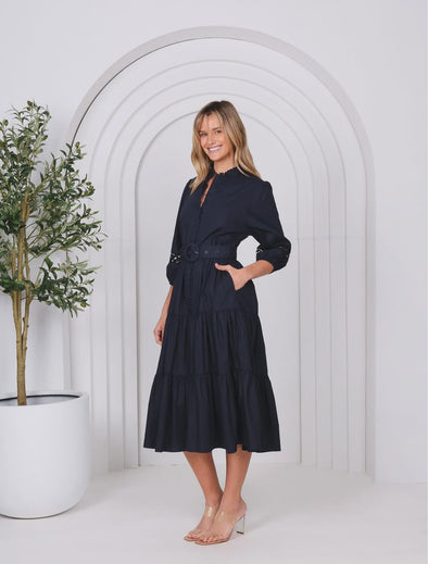 Dior Dress by Leoni - Navy