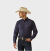 Ariat Men's Cordell Fitted L.S Shirt - Navy