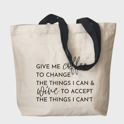 Fierce One Tote Bag -  Coffee & Wine Lovers