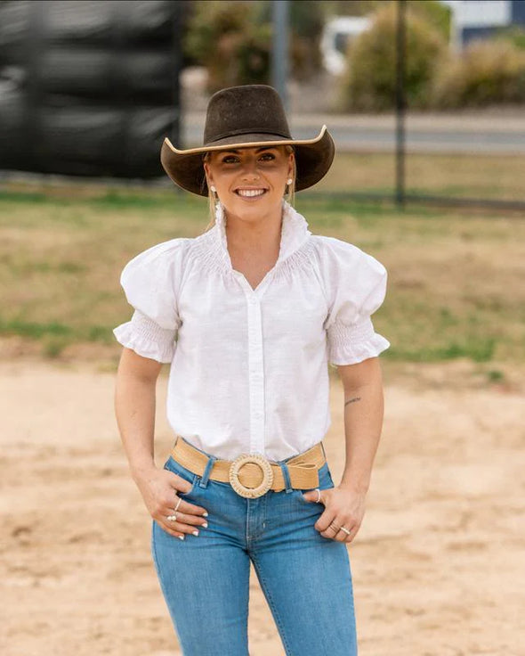 Black Colt White Short Sleeve Shirt