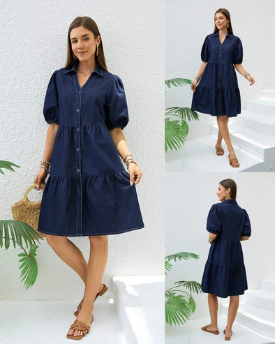Denim Shirt Dress
