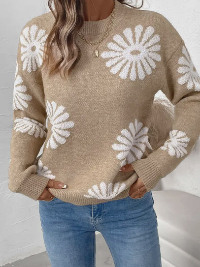 Daisy Knit Sweater