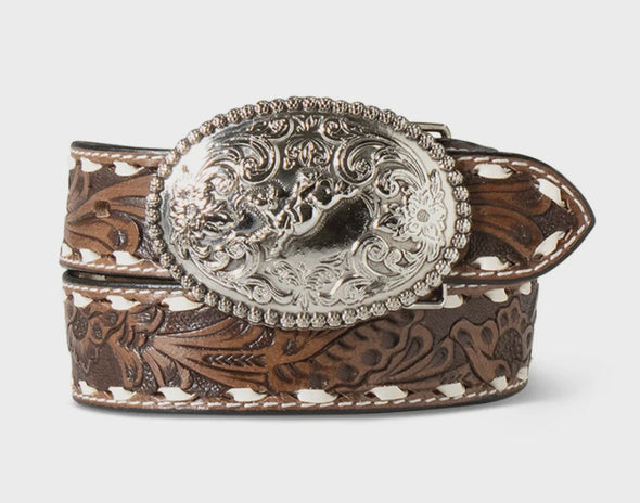 Ariat Boy's Buckle Tooled Belt