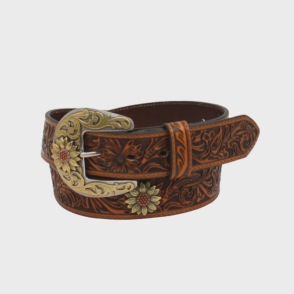 Ariat Ladies Floral Tooled Belt