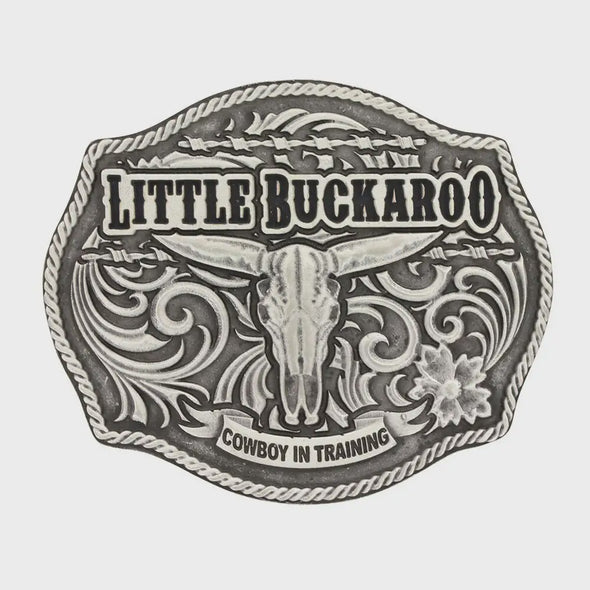 Western Kids Buckle - Classic Impressions Lil Buckaroo Skull Attitude