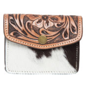 The Design Edge Tooling Leather Cowhide Purse - Chile