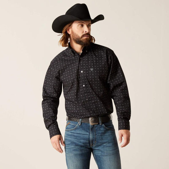 Ariat Men's Nixon Long Sleeve Shirt - Black