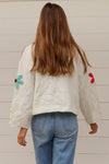 Flower Power Knit Cardigan