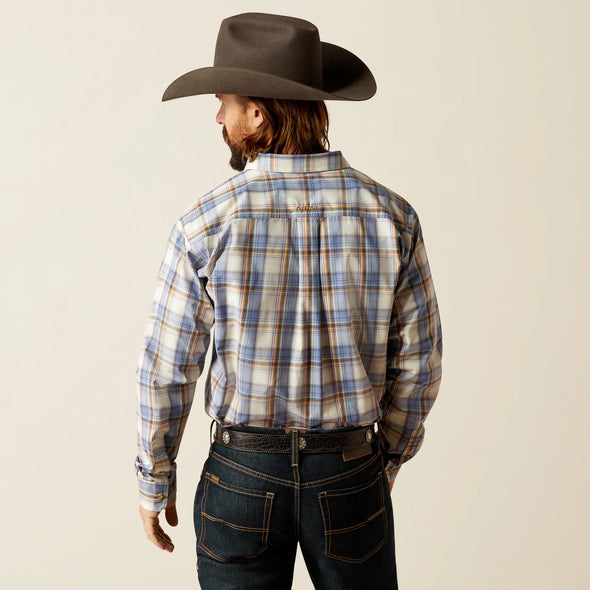 Ariat Men's Pro Series Tristen L.S Shirt - Blue