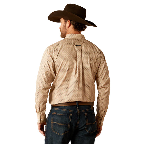 Ariat Men's Wrinkle Free Frazier L.S Shirt - Tan