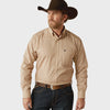 Ariat Men's Wrinkle Free Frazier L.S Shirt - Tan
