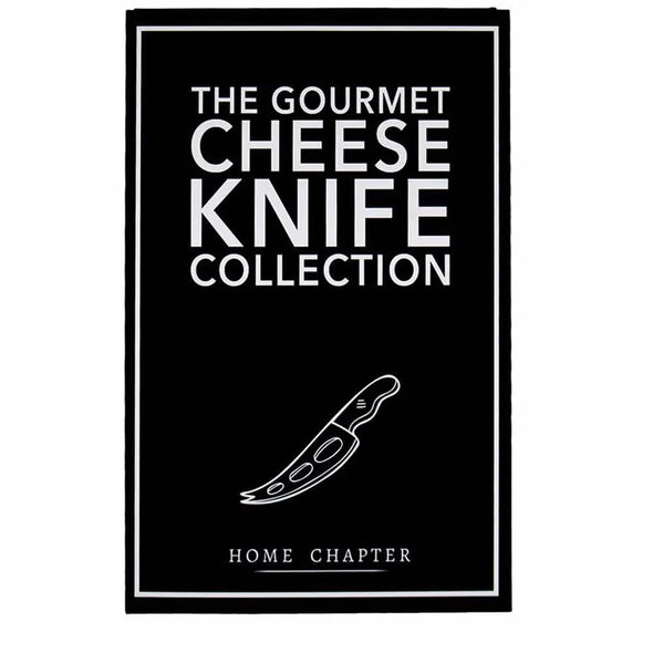 The Gourmet Cheese Knife Collection Book Box Gift Set