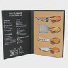 The Gourmet Cheese Knife Collection Book Box Gift Set