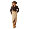 Ariat Women's Homestyle L.S Shirt Mole Ranch Brand Fit - Chocolate
