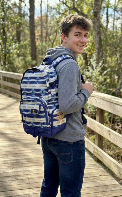 Tin Haul Back Pack - Aztec Blue