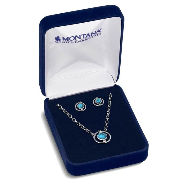 Montana Silversmiths Through the Center Jewellery Set