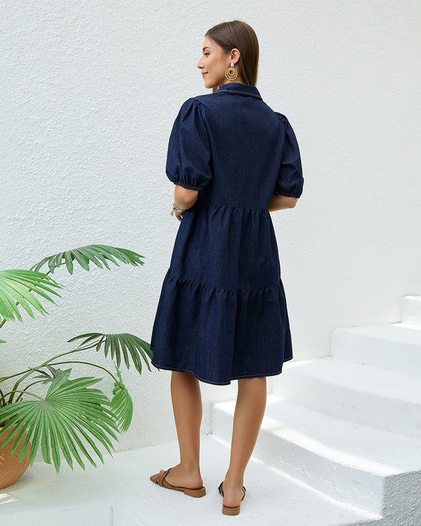 Denim Shirt Dress