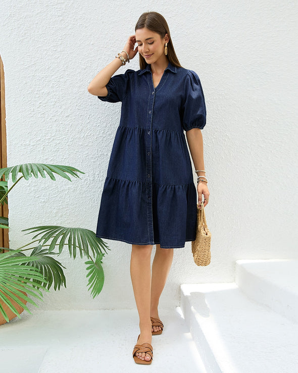 Denim Shirt Dress