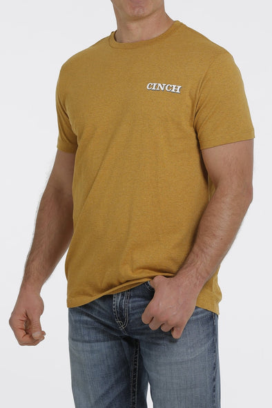 Cinch Men's Tried  & True Tee - Gold