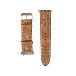 Nocona Ladies I Watch Band - Tan Embroidered