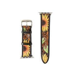 Nocona Ladies I Watch Band - Sunflower Embossed