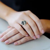 Cowhide Adjustable Ring