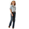 Ariat Girls Born to Farm T-Shirt - Sky Blue