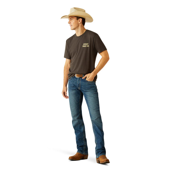 Ariat Men's Cocky Cowboy T-Shirt - Vintage Black