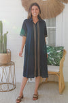 Maria Ric Rac Dress - Navy