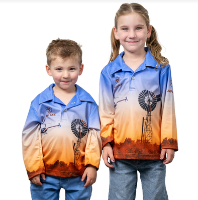 Ariat Kids Fishing Shirt -Windmill