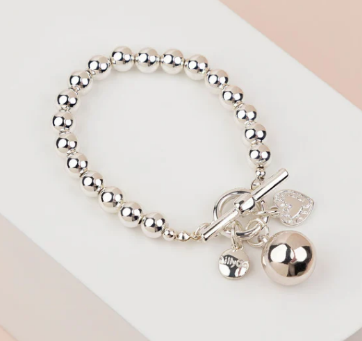 Silver Ball Bracelet