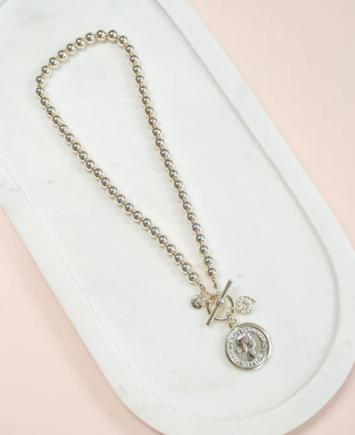 Coin Ball Necklace