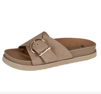 Thomas Cook Ladies Bronte Buckle Sandal - Taupe