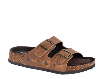 Roper Ladies Delilah Leather Sandal - Brown