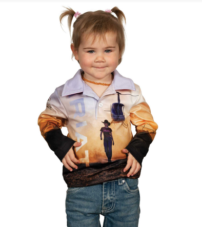 Ariat Kids Fishing Shirt - Outback Cowgirl