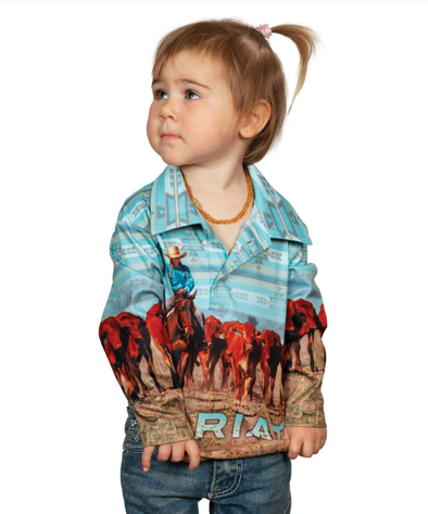 Ariat Kids Fishing Shirt - Little Cowgirls