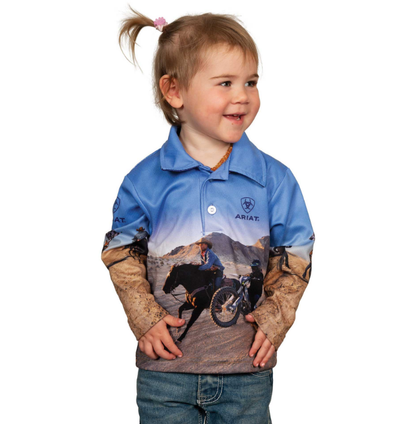 Ariat Kids Fishing Shirt - Lets Ride