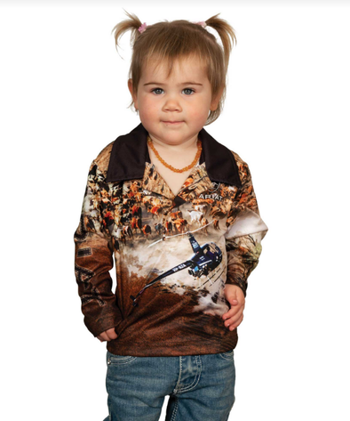 Ariat Kids Fishing Shirt - Helimustering