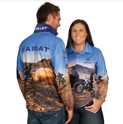 Adults Ariat Fishing Shirt - Lets Ride