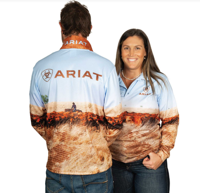 Adults Ariat Fishing Shirt - Cattleman