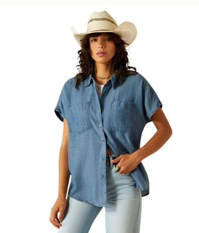 Ariat Ladies Vacation S.S Shirt - Chambray