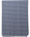 Snuggly Navy Gingham Scarf
