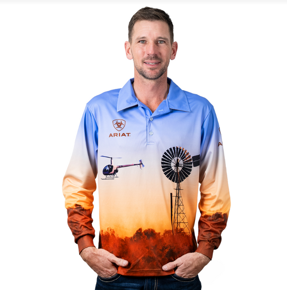 Ariat Adult's Fishing Shirt - Windmill